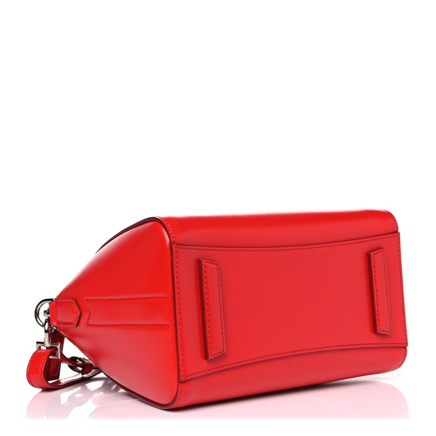 Shiny Lord Calfskin Mini Antigona Red