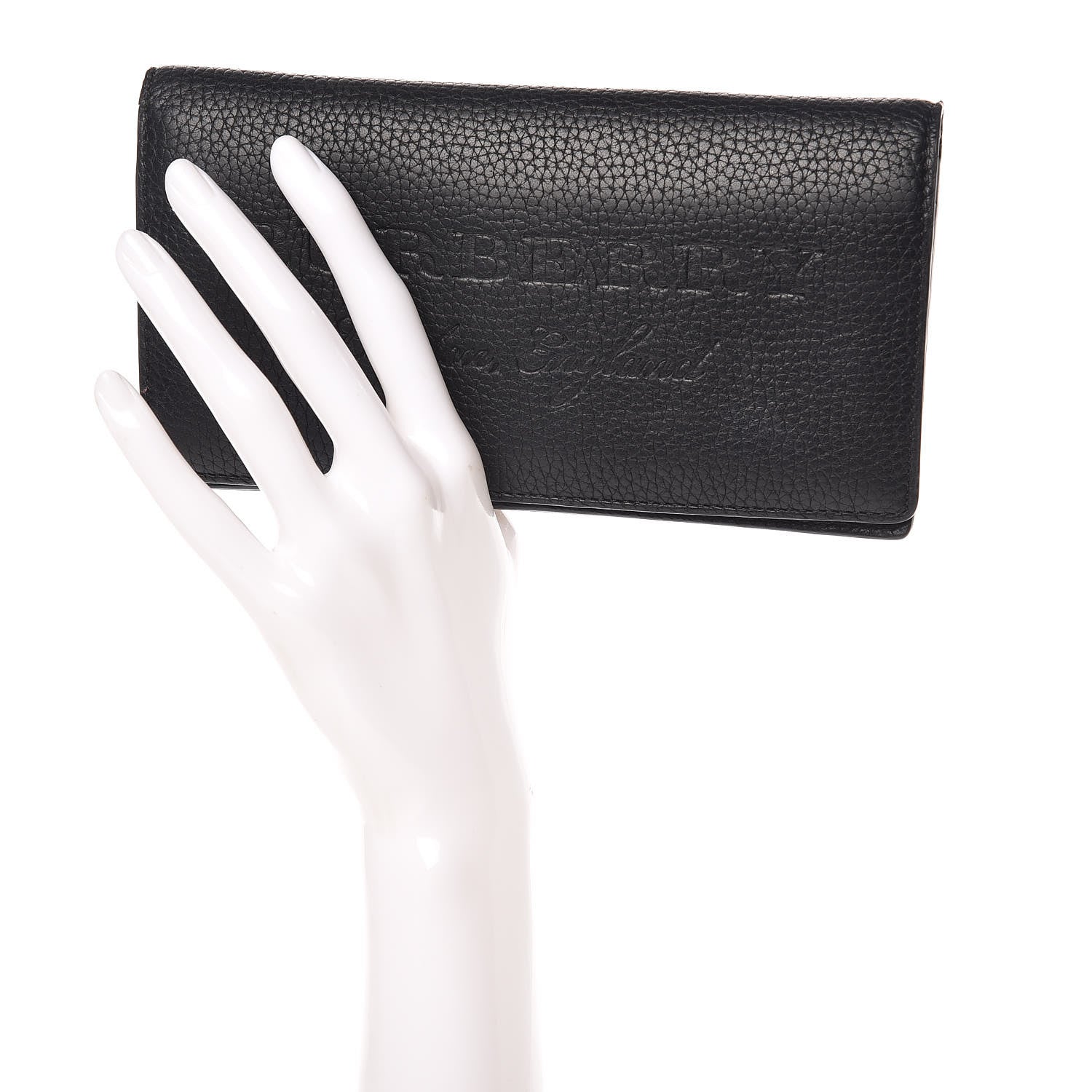 Burberry Calfskin Hastings Continental Wallet Black 2 of 15