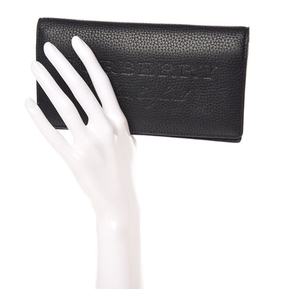 Burberry Calfskin Hastings Continental Wallet Black 2 of 15