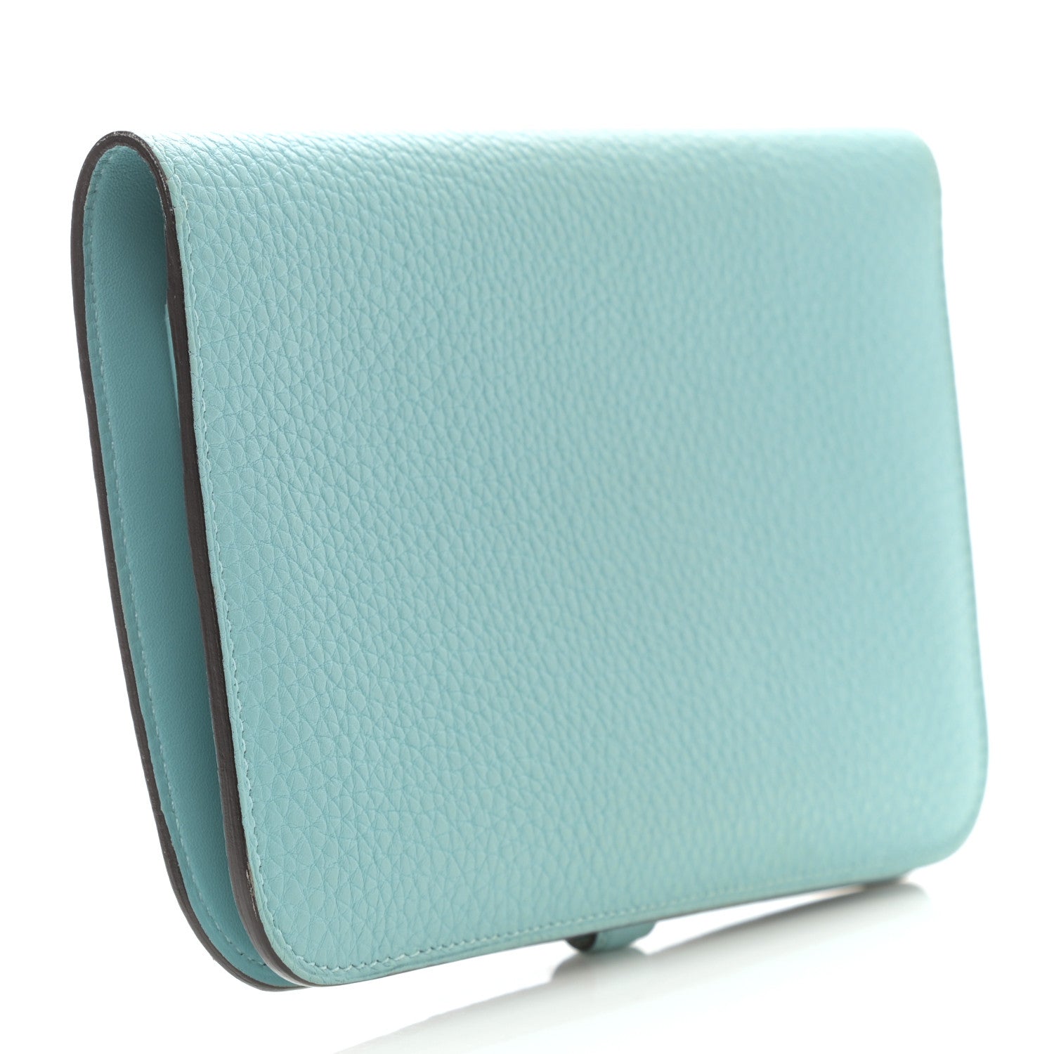Hermes Togo Dogon Duo Wallet Bleu Atoll 4 of 8