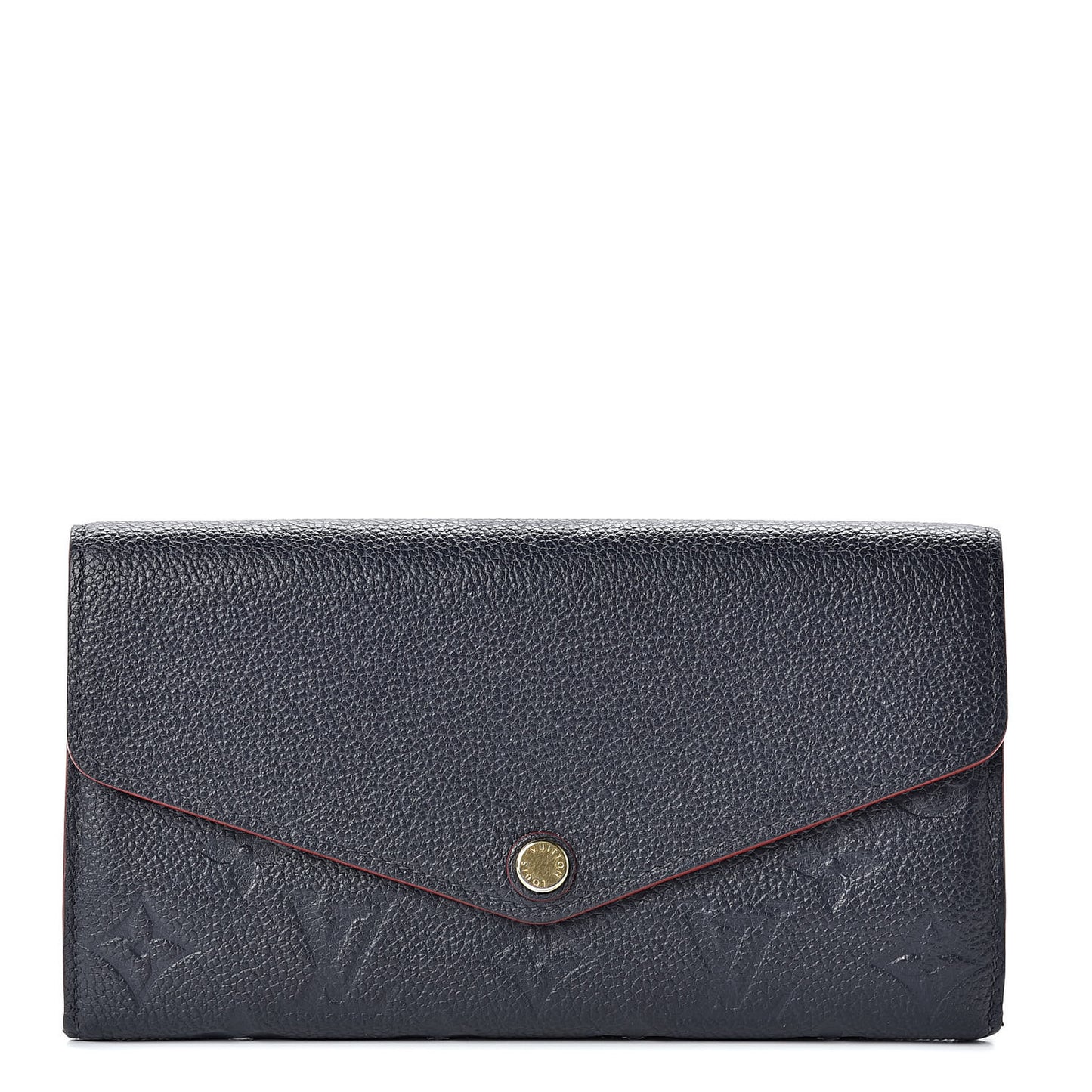 Empreinte Sarah Wallet NM Marine Rouge