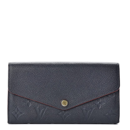 Louis Vuitton Empreinte Sarah Wallet NM Marine Rouge 1 of 10