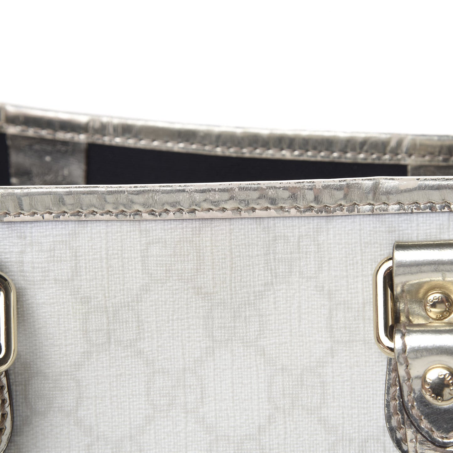 GG Plus Monogram Medium Joy Tote Platinum