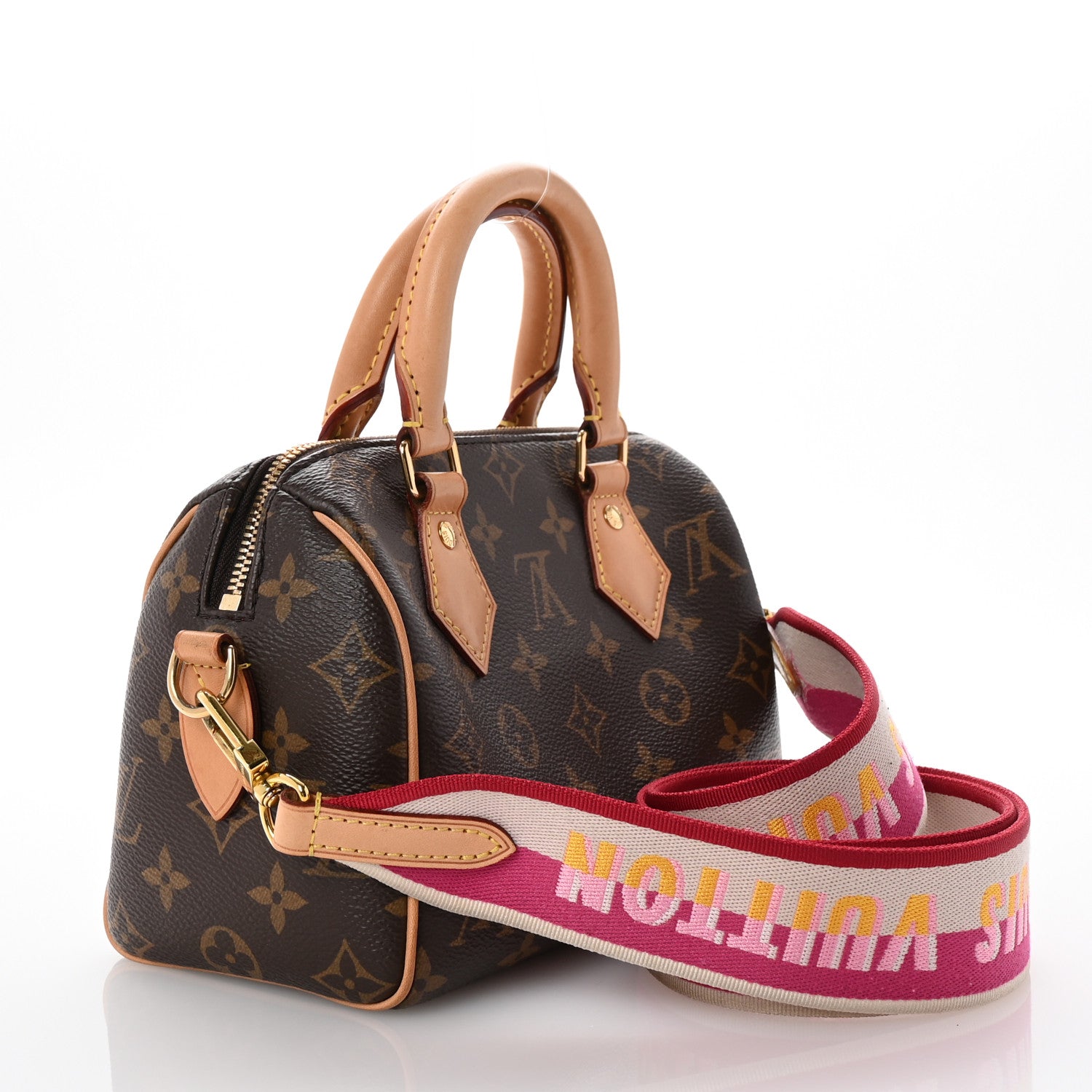 Louis Vuitton Monogram Speedy Bandouliere 20 Fuchsia 3 of 9
