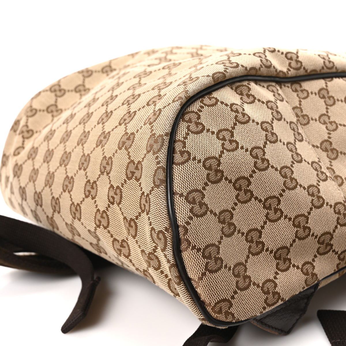 Gucci Monogram Travel Backpack Dark Brown 9 of 10