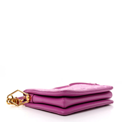 Louis Vuitton Lambskin Embossed Monogram Coussin BB Orchid 4 of 11