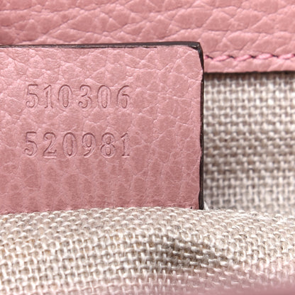 Gucci Dollar Calfskin Interlocking G Top Handle Shoulder Bag Soft Pink 10 of 16