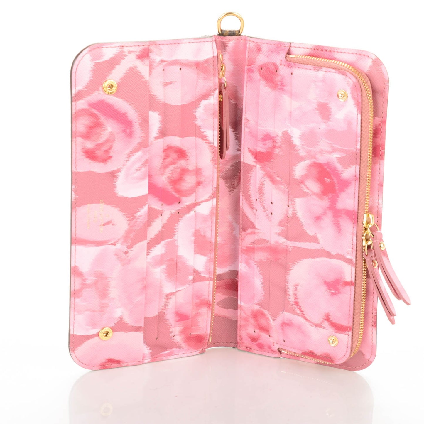 Monogram Articles de Voyage Ikat Insolite Wallet Rose Velours