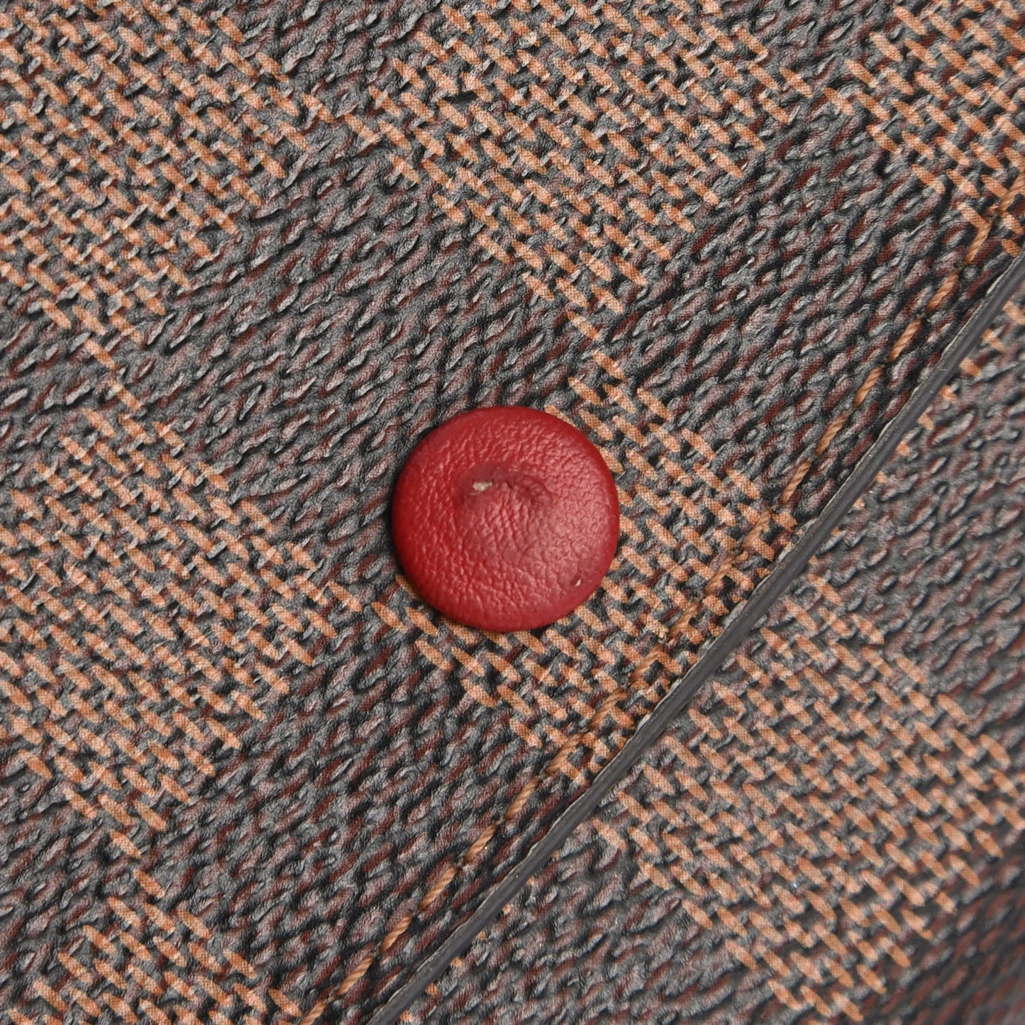 Damier Ebene Emilie Wallet Red