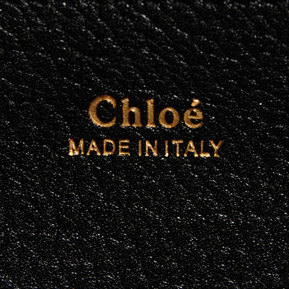 Chloe Grained Lambskin Large Charlotte Tote Black 6 of 9
