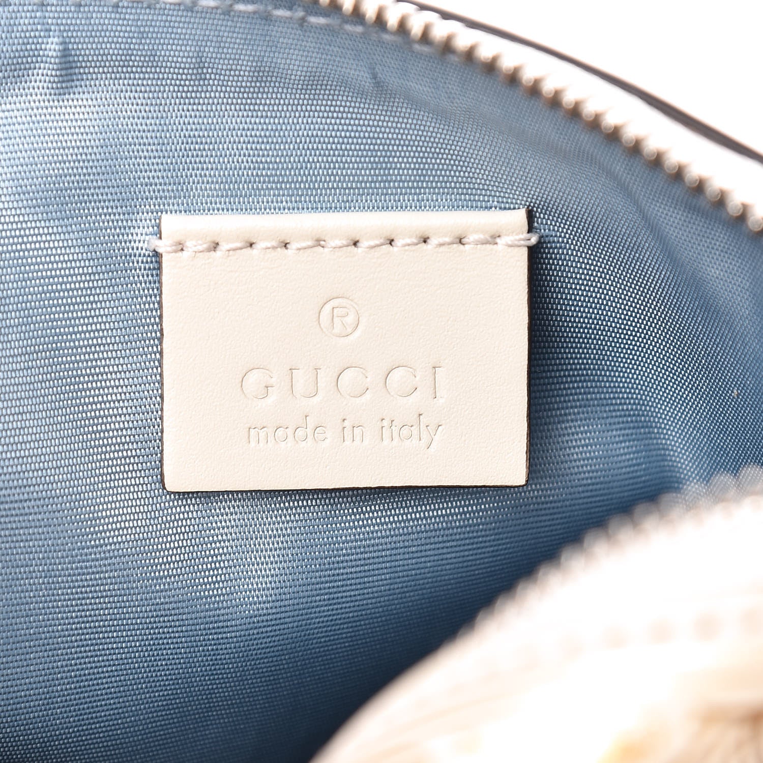 Gucci X SEGA Calfskin GUCCY Stars Mini Dome Shoulder Bag Mystic White Gold 6 of 9