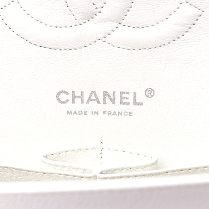 Chanel Caviar Quilted Medium Double Flap White 6 of 11
