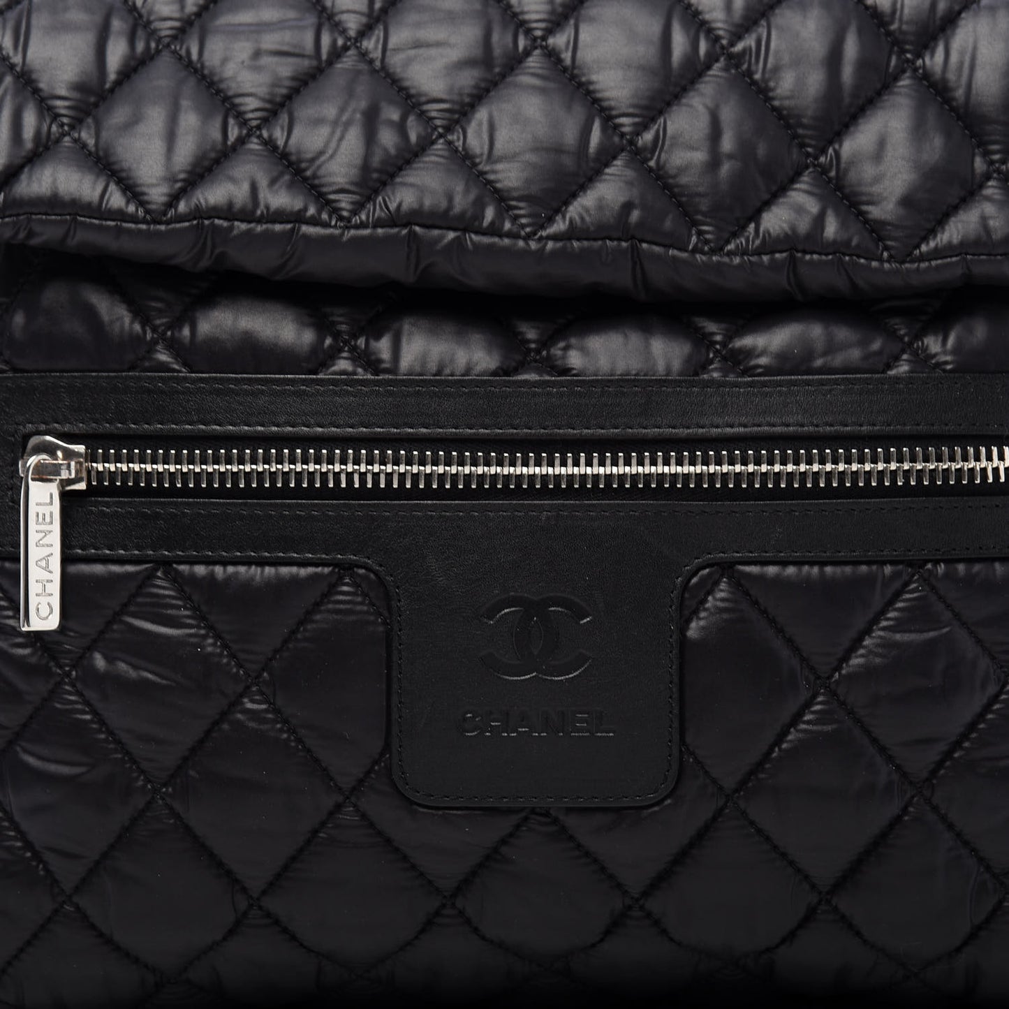 Lambskin Quilted Coco Cocoon Backpack Black