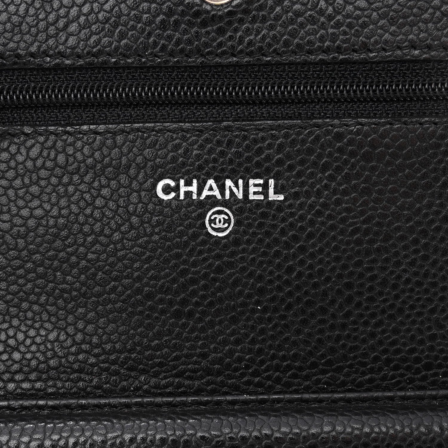 Chanel Caviar Quilted Wallet on Chain WOC Black 7 of 12