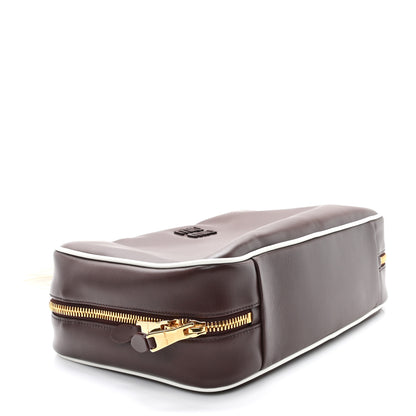 Miu Miu Soft Calf Softy Large Contrast Beau Top Handle Bag Radica White 4 of 9