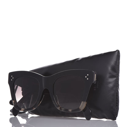 Celine Acetate Cat Eye Sunglasses CL40004I Havana Black 7 of 7