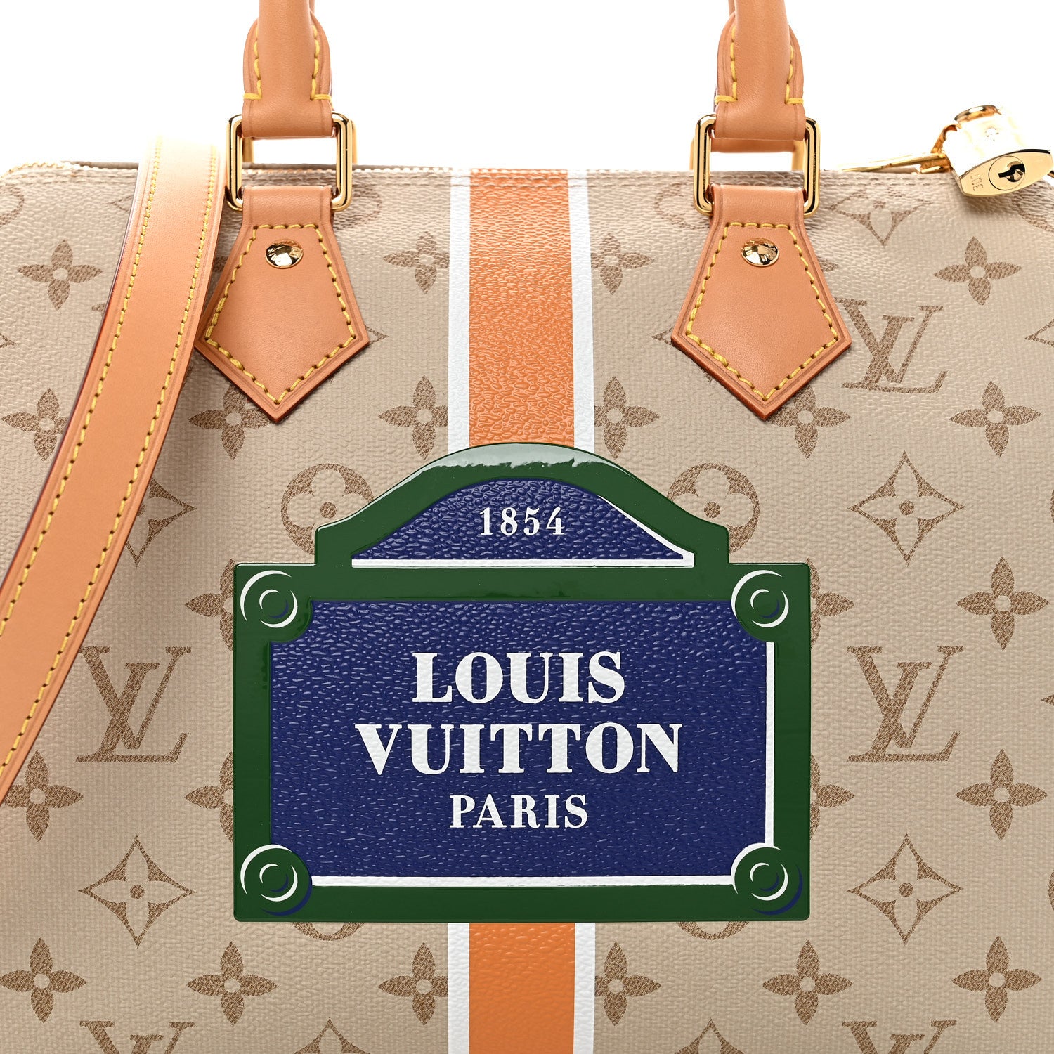 Louis Vuitton Monopaname Speedy Bandouliere 25 Beige Ocher 7 of 9