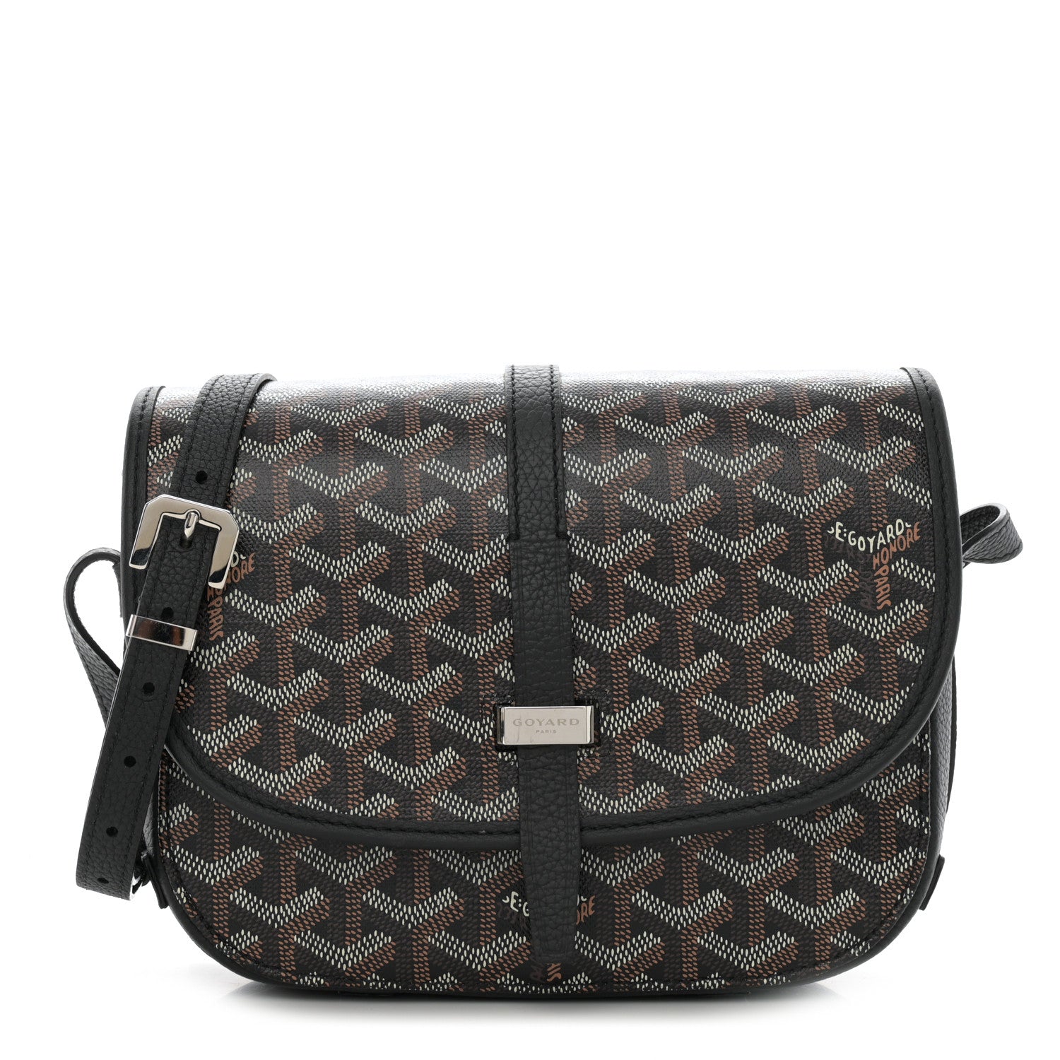 Goyard Goyardine Belvedere II PM Messenger Bag Black 1 of 9