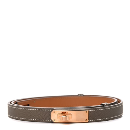 Hermes Epsom Kelly Belt Etoupe 1 of 7
