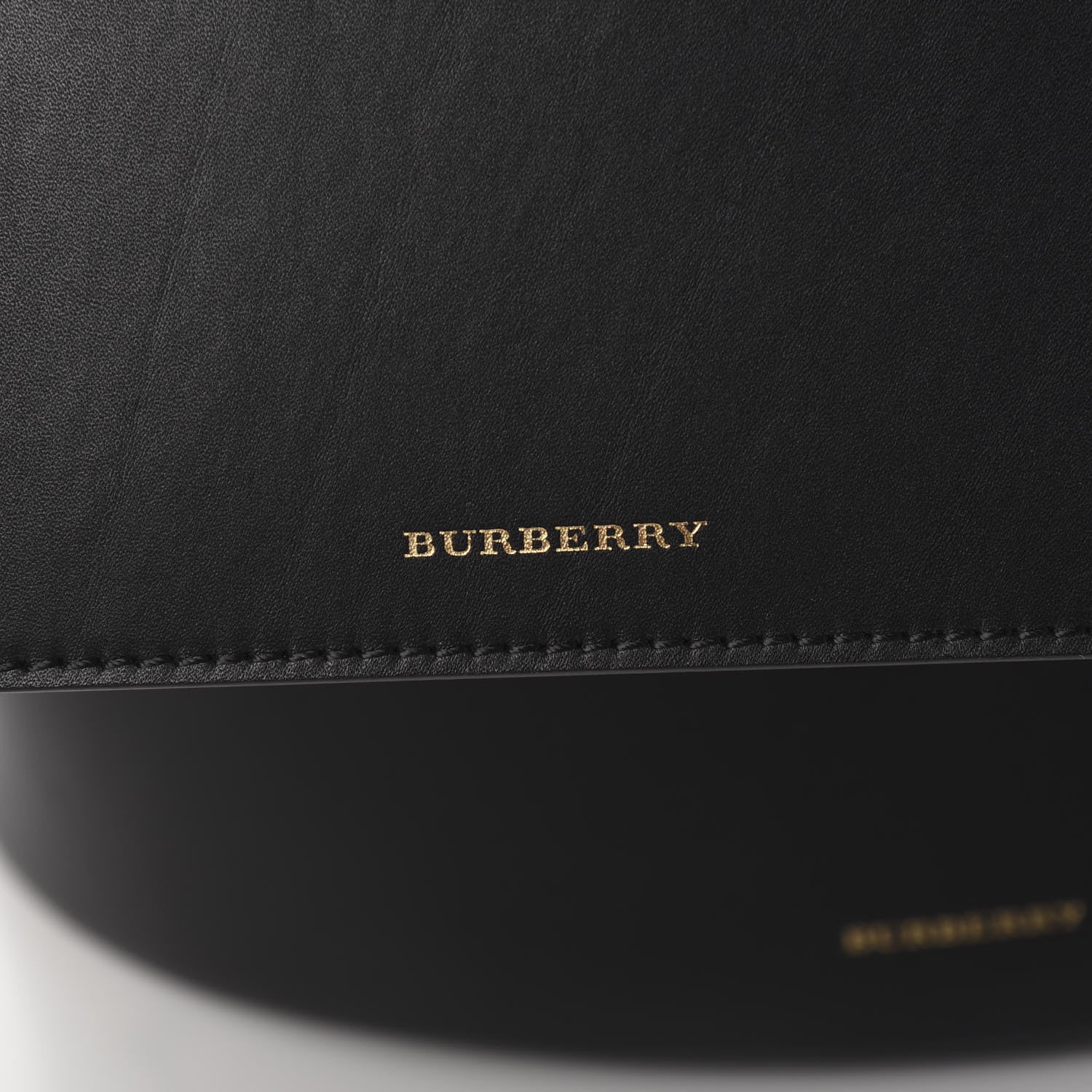 Burberry Supple Calfskin Large Bucket Black 6 of 10