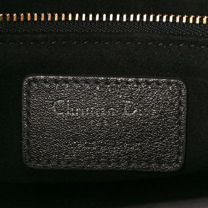 Christian Dior Lambskin Cannage Small My ABCDior Lady Dior Metallic Grey 6 of 12