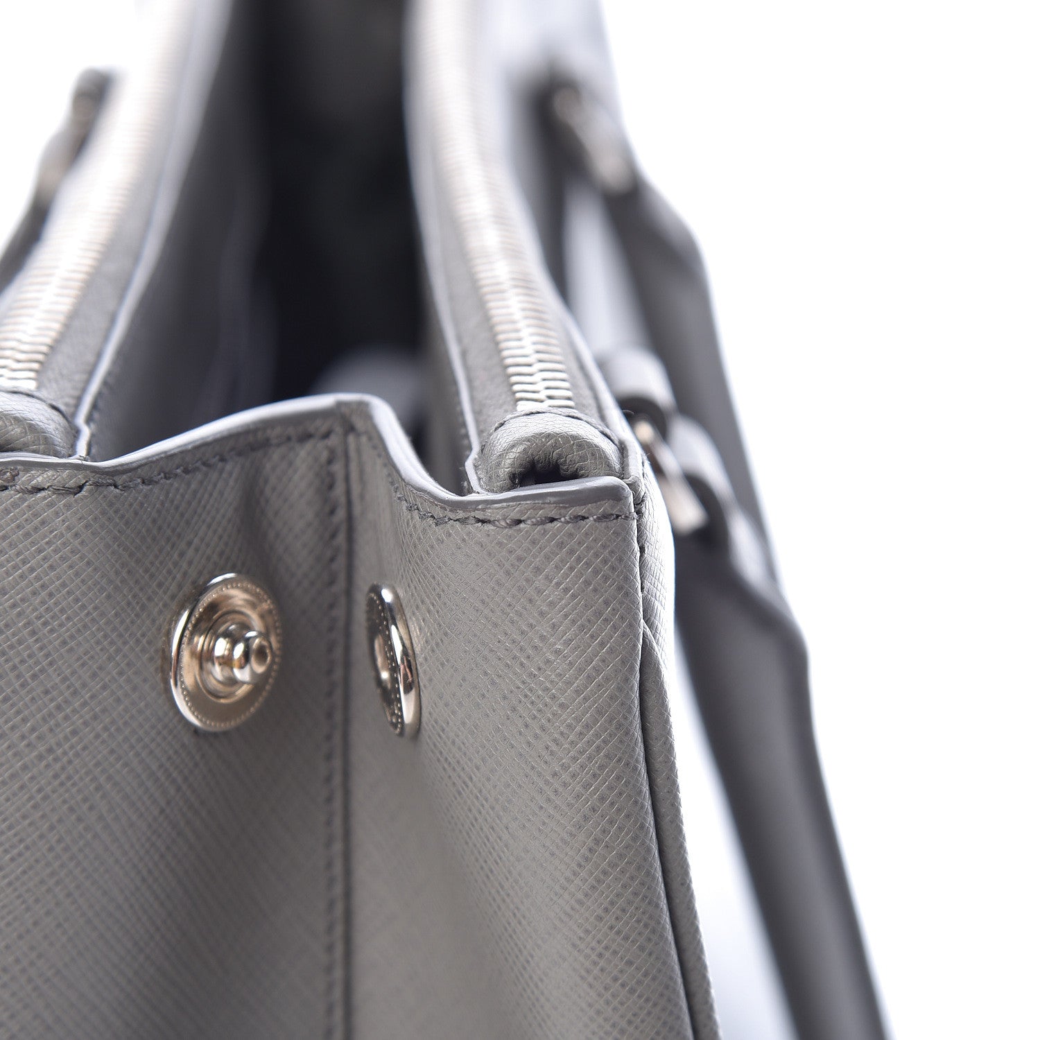 Prada Saffiano Small Galleria Double Zip Tote Marmo 14 of 18