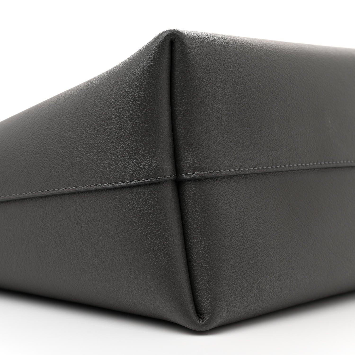 Saint Laurent Calfskin Large Shopping Tote Storm 10 of 11