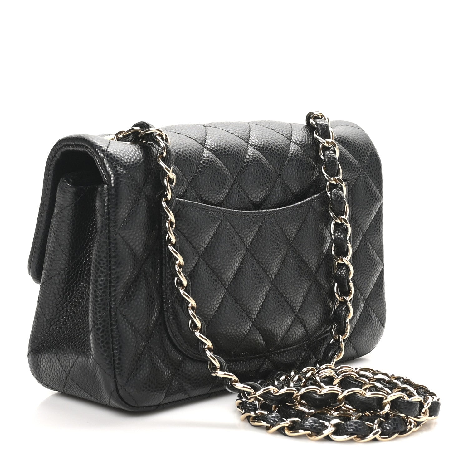 Chanel Caviar Quilted Mini Rectangular Flap Black 3 of 11