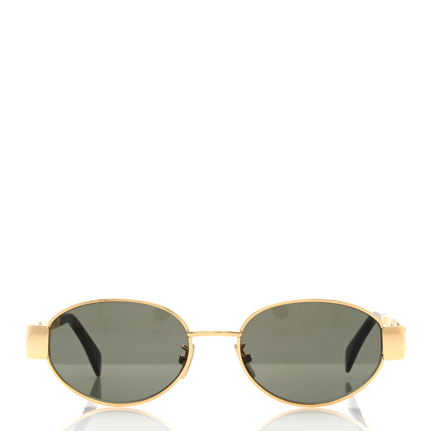 Metal Triomphe 01 Sunglasses CL40235U Gold Green