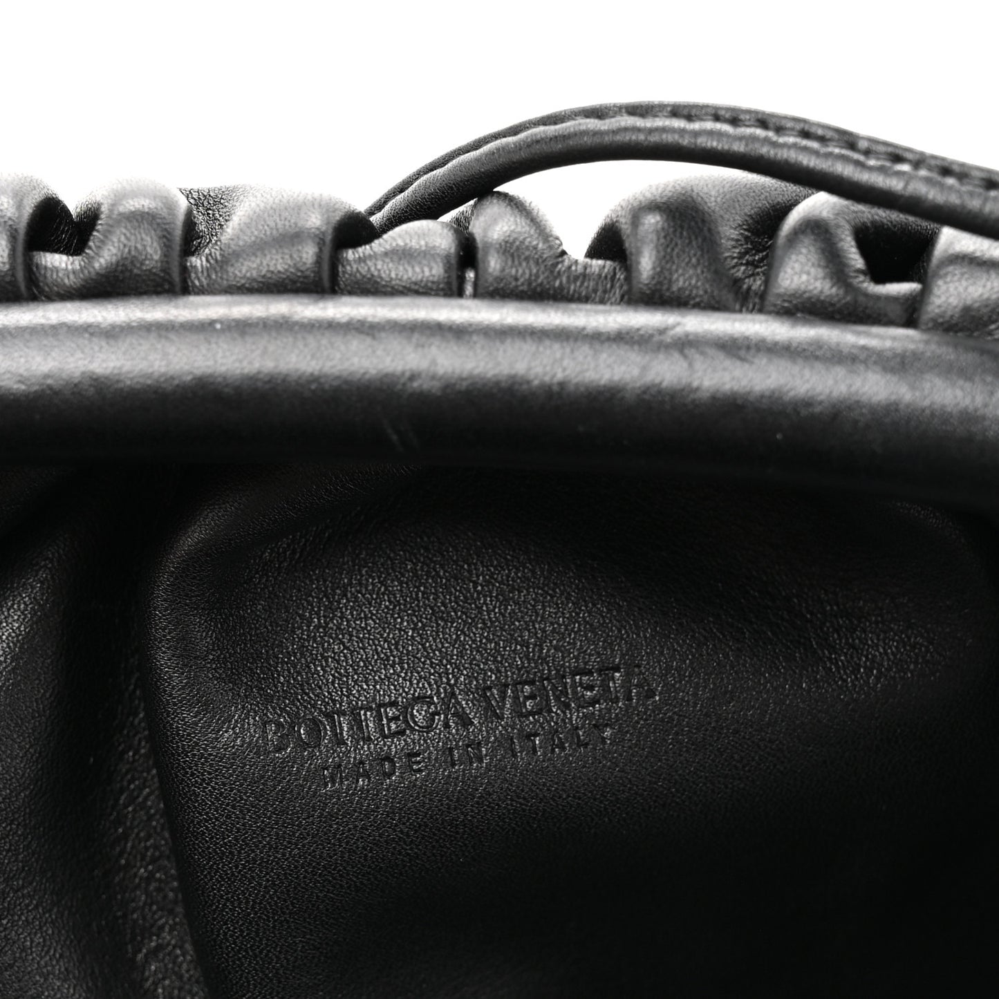 Butter Calfskin The Mini Pouch Black