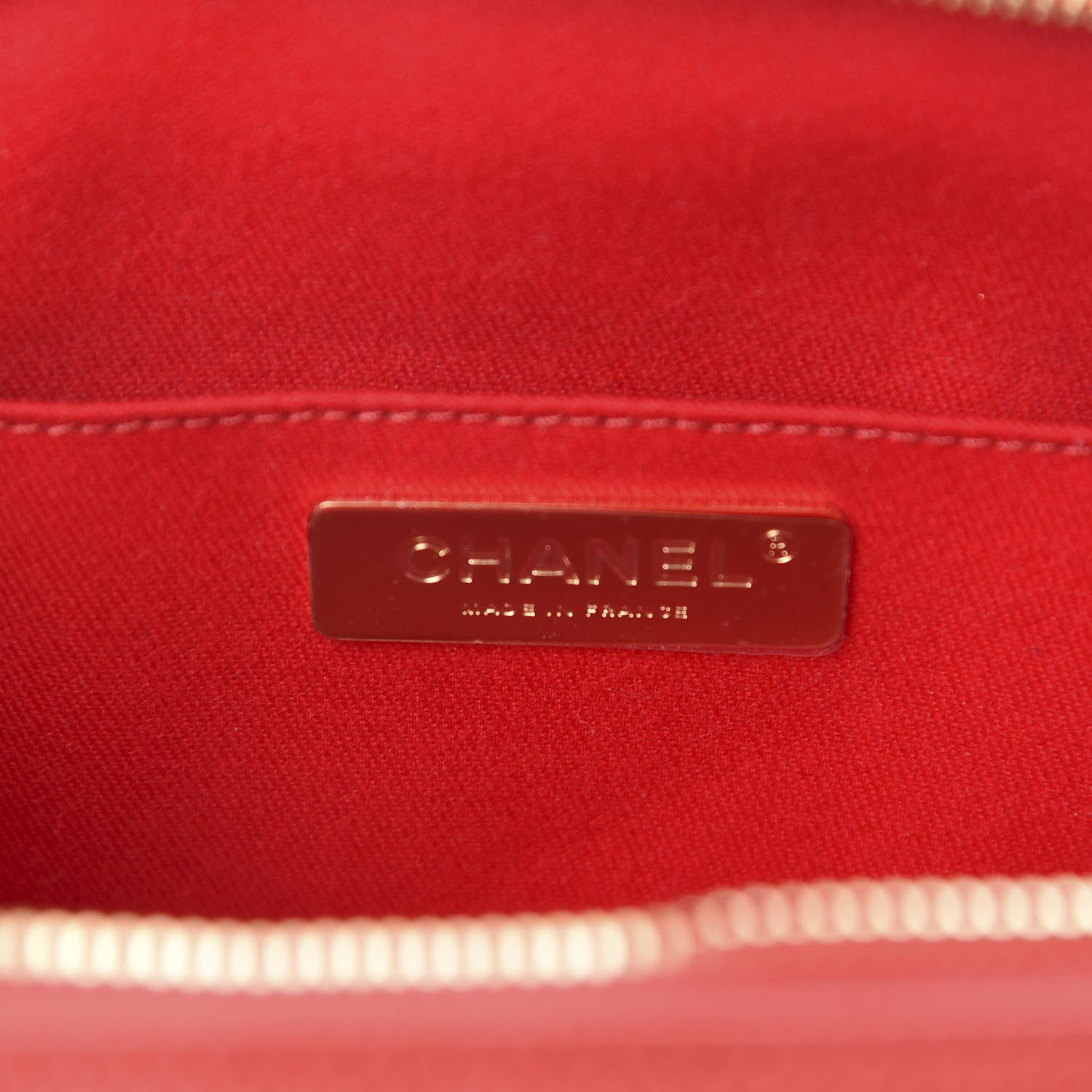 Chanel Grained Calfskin Quilted Waist Bag Red 8 of 10