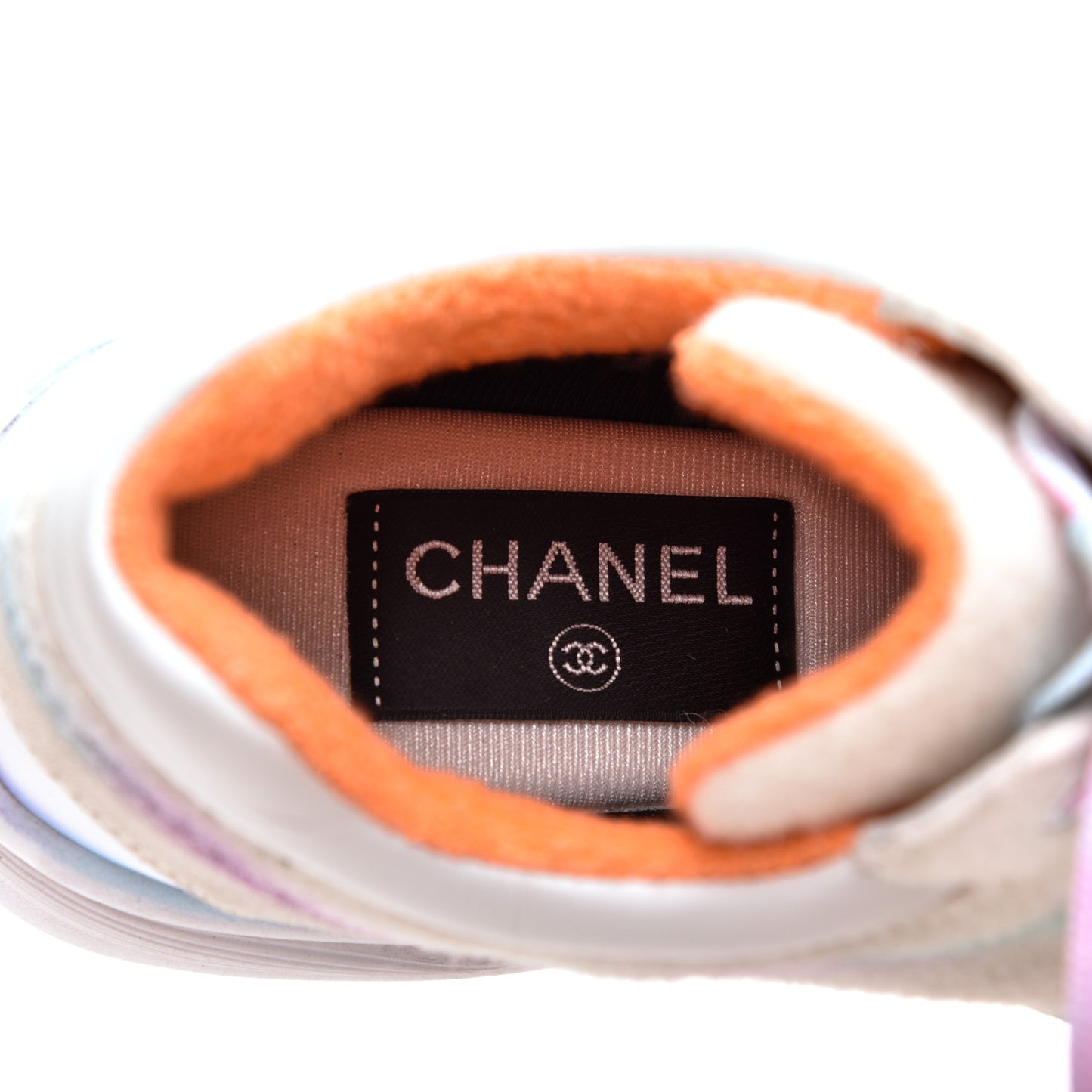 Wool Suede Calfskin CC Sneakers 37 Multicolor