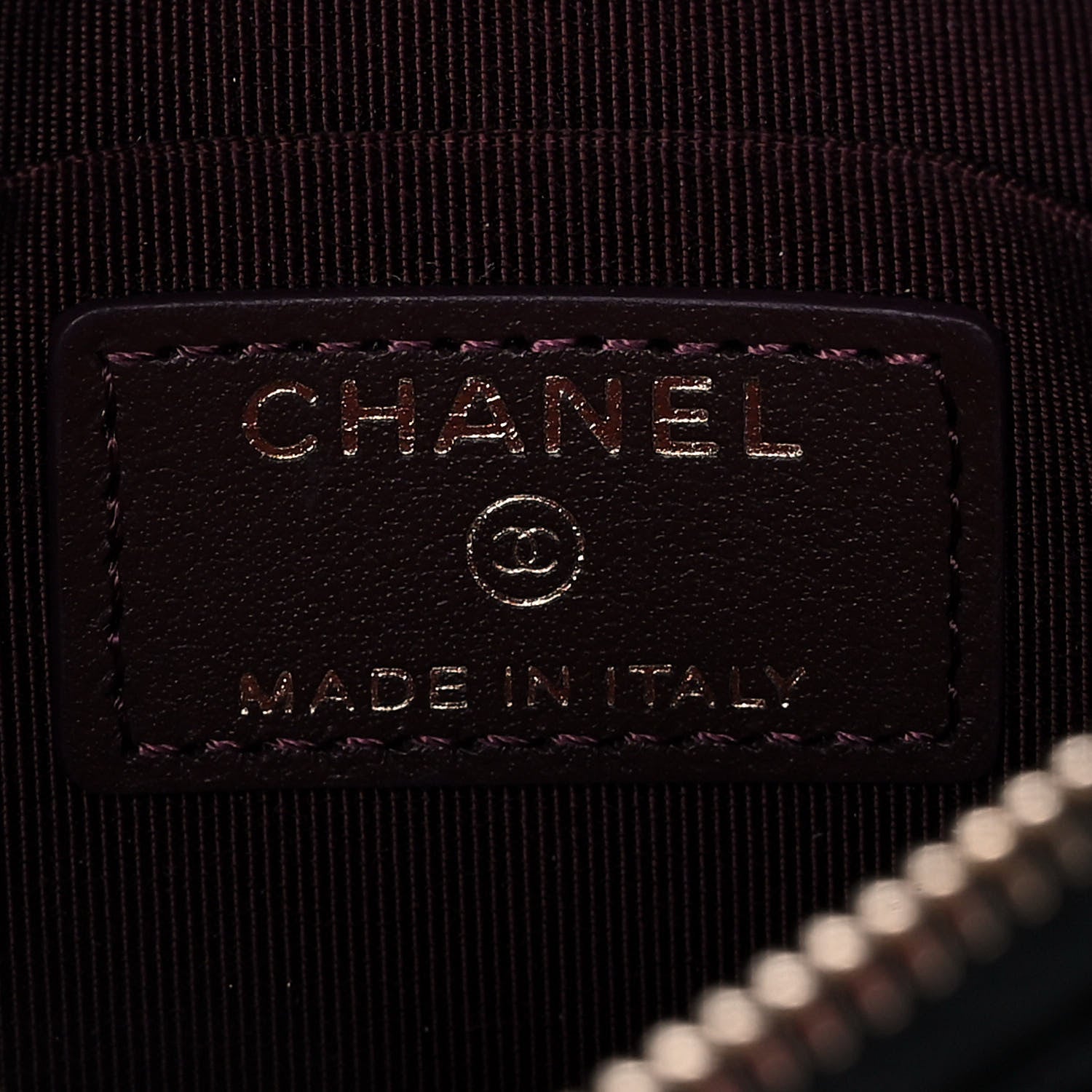 Chanel Caviar Quilted Classic Zip Pouch Black 6 of 10
