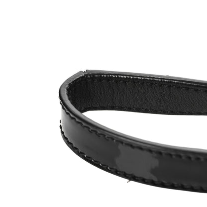 Saint Laurent Patent Matelasse Vicky Monogram Belt Bag Black 9 of 9