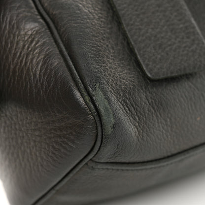 Prada Cervo Deerskin Tote Black 13 of 14