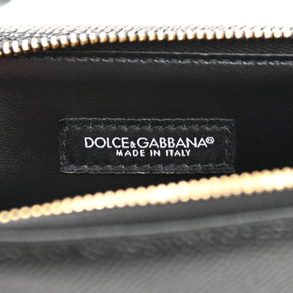Dolce & Gabbana Dauphine Embellished Logo Chain Pouch Black 6 of 8