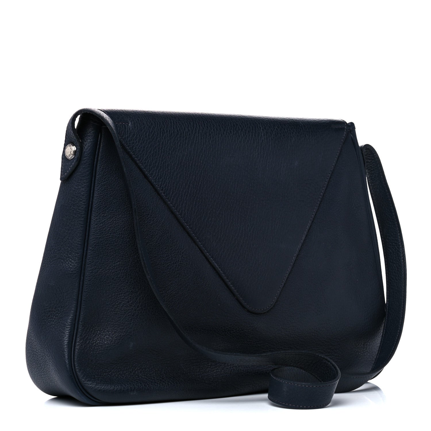 Hermes Taurillon Clemence Christine Bleu Indigo 3 of 22