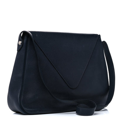 Hermes Taurillon Clemence Christine Bleu Indigo 3 of 22