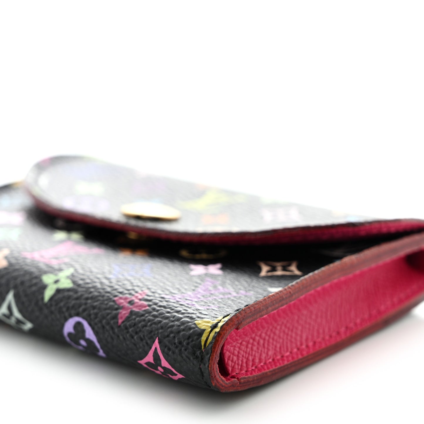 Monogram Multicolor Business Card Holder Black Grenade
