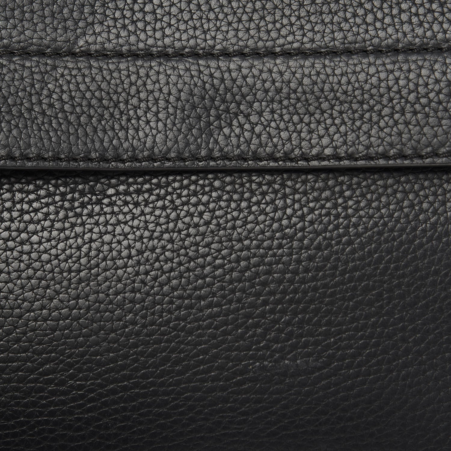 Burberry Grainy Calfskin Embossed Small Messenger Black 9 of 12