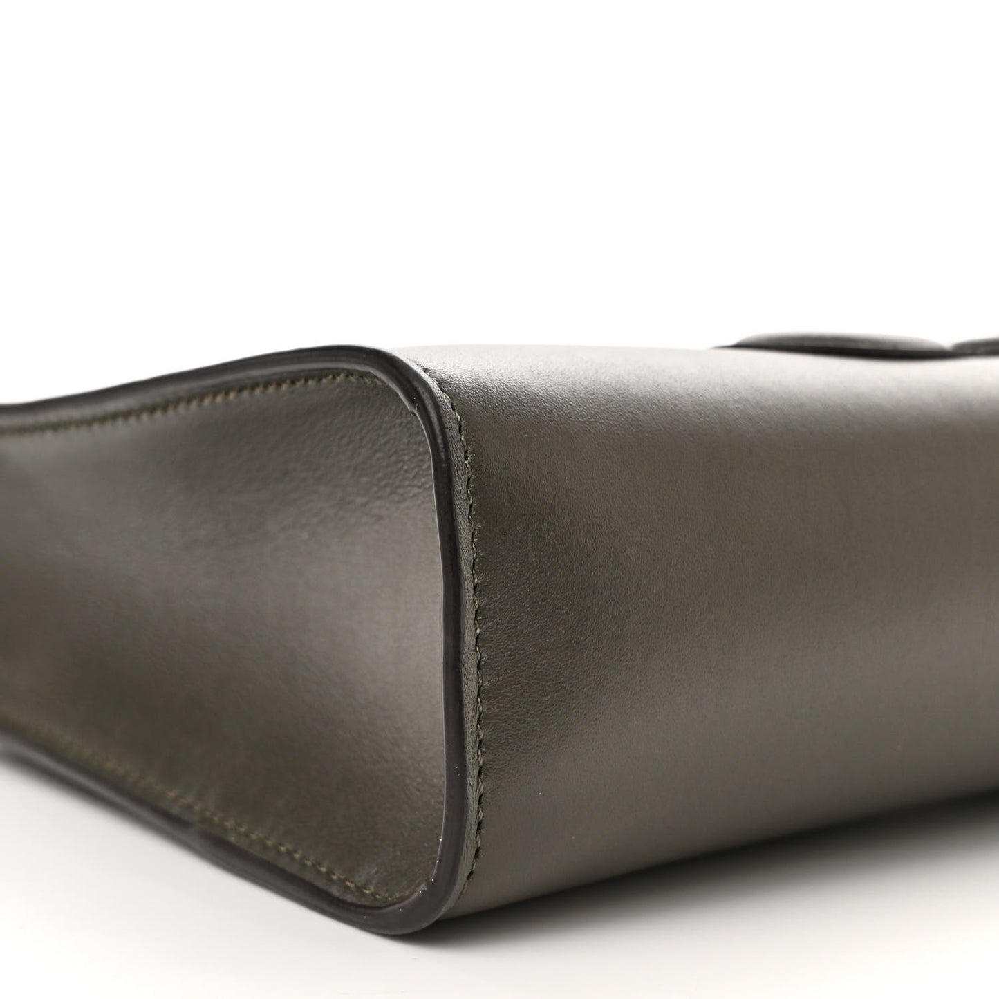 Smooth Calfskin Cuir Triomphe Shoulder Bag Dark Army