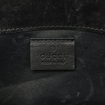 Gucci Patent Microguccissima Small Broadway Clutch Black 6 of 13