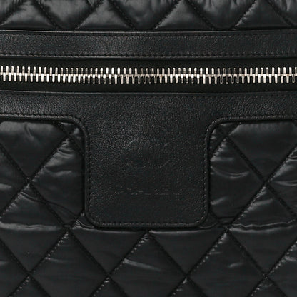 Chanel Nylon Quilted Large Coco Cocoon Tote Black 8 of 12