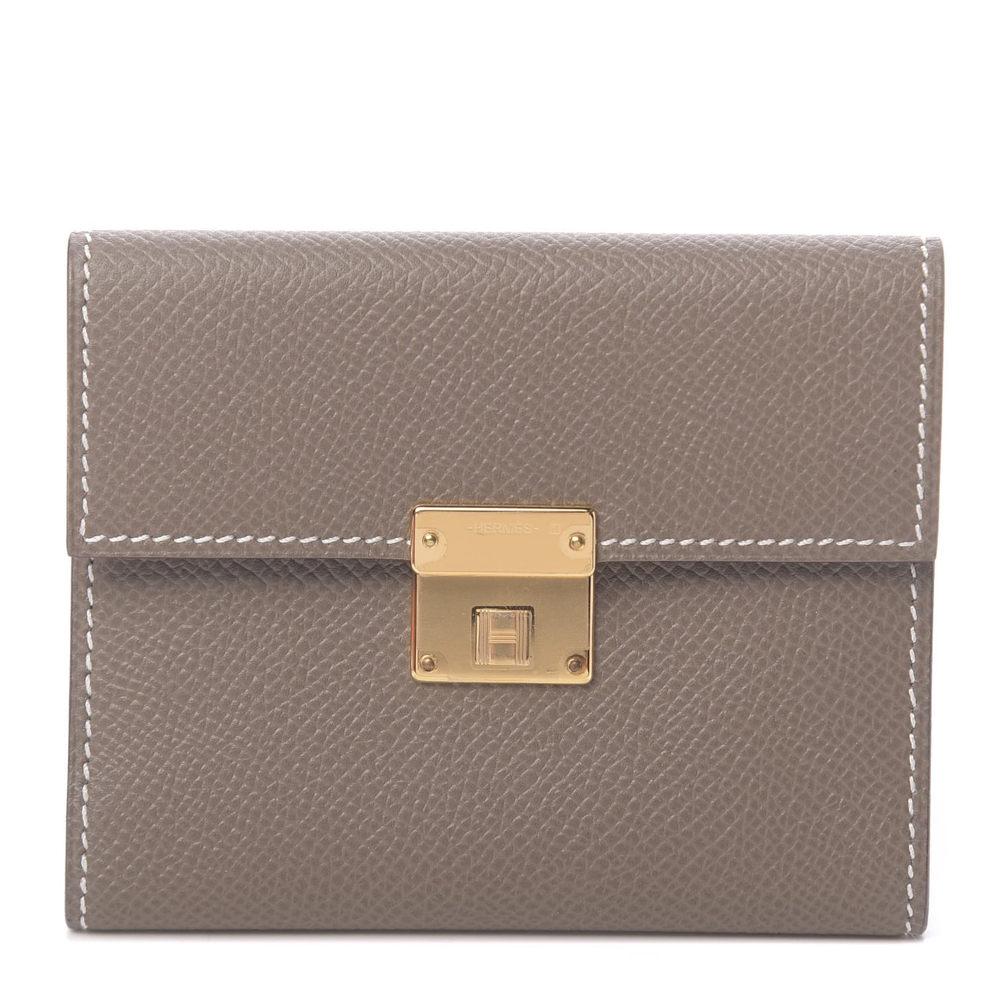 Epsom Clic Mini Card Holder Etoupe