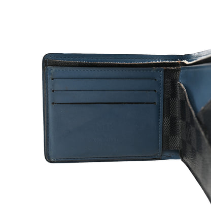 Louis Vuitton Damier Graphite Multiple Wallet Blue 6 of 6