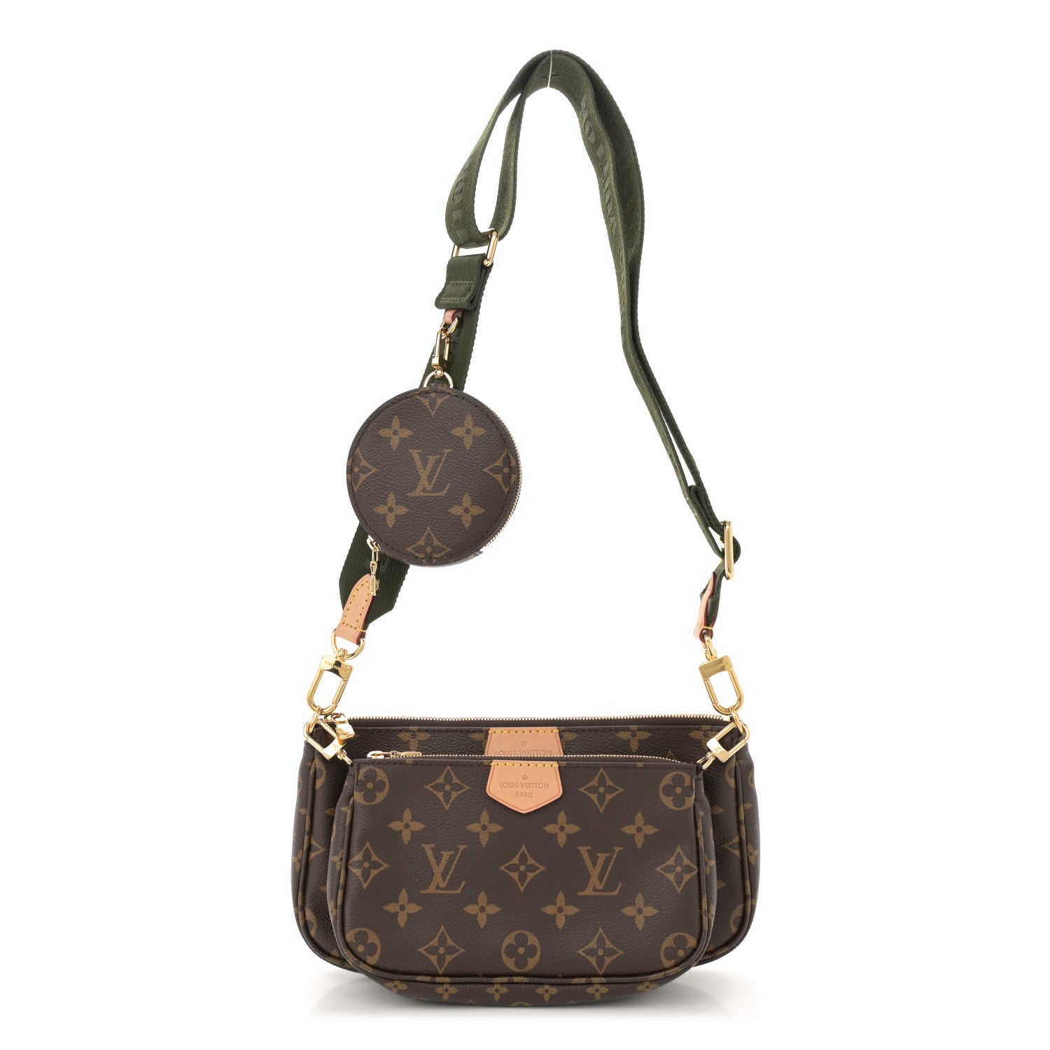 Louis Vuitton Monogram Multi Pochette Accessories Kaki 1 of 10