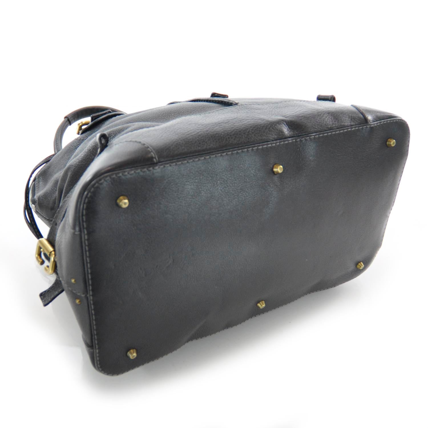 Chloe Leather Paddington Tote Black 4 of 7