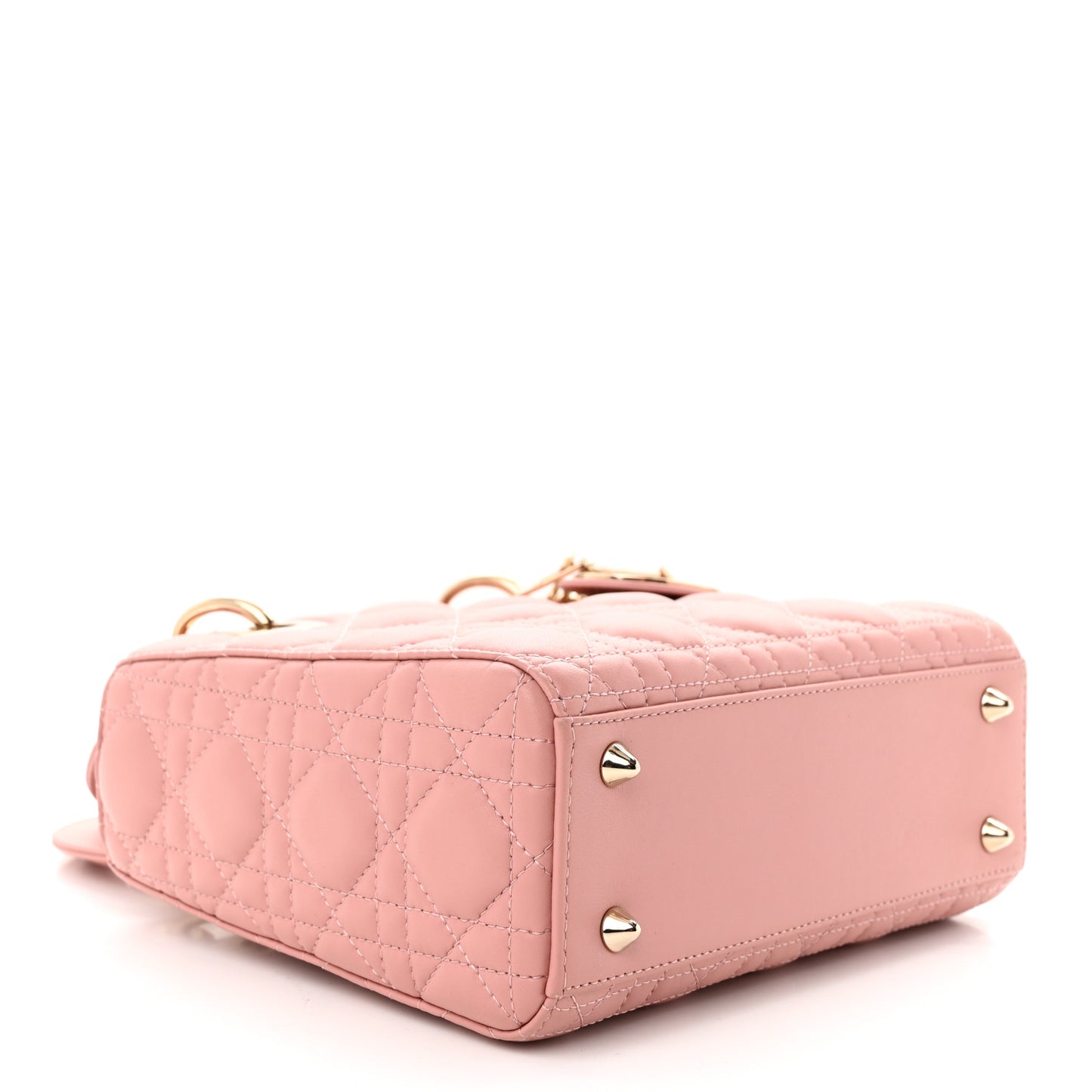 Lambskin Cannage Small My ABCDior Lady Dior Antique Pink