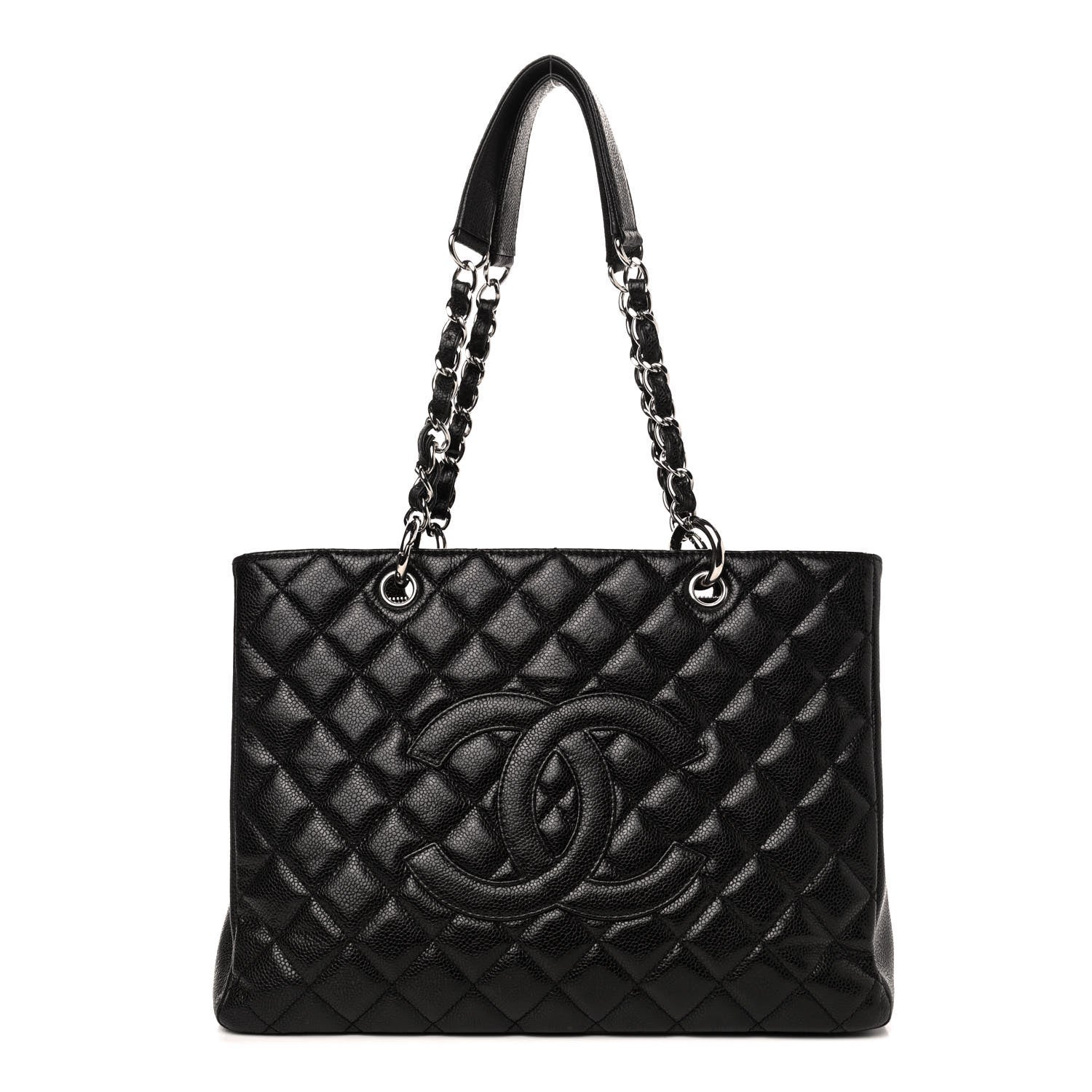 Chanel Caviar Quilted Grand Shopping Tote GST Black 1 of 4