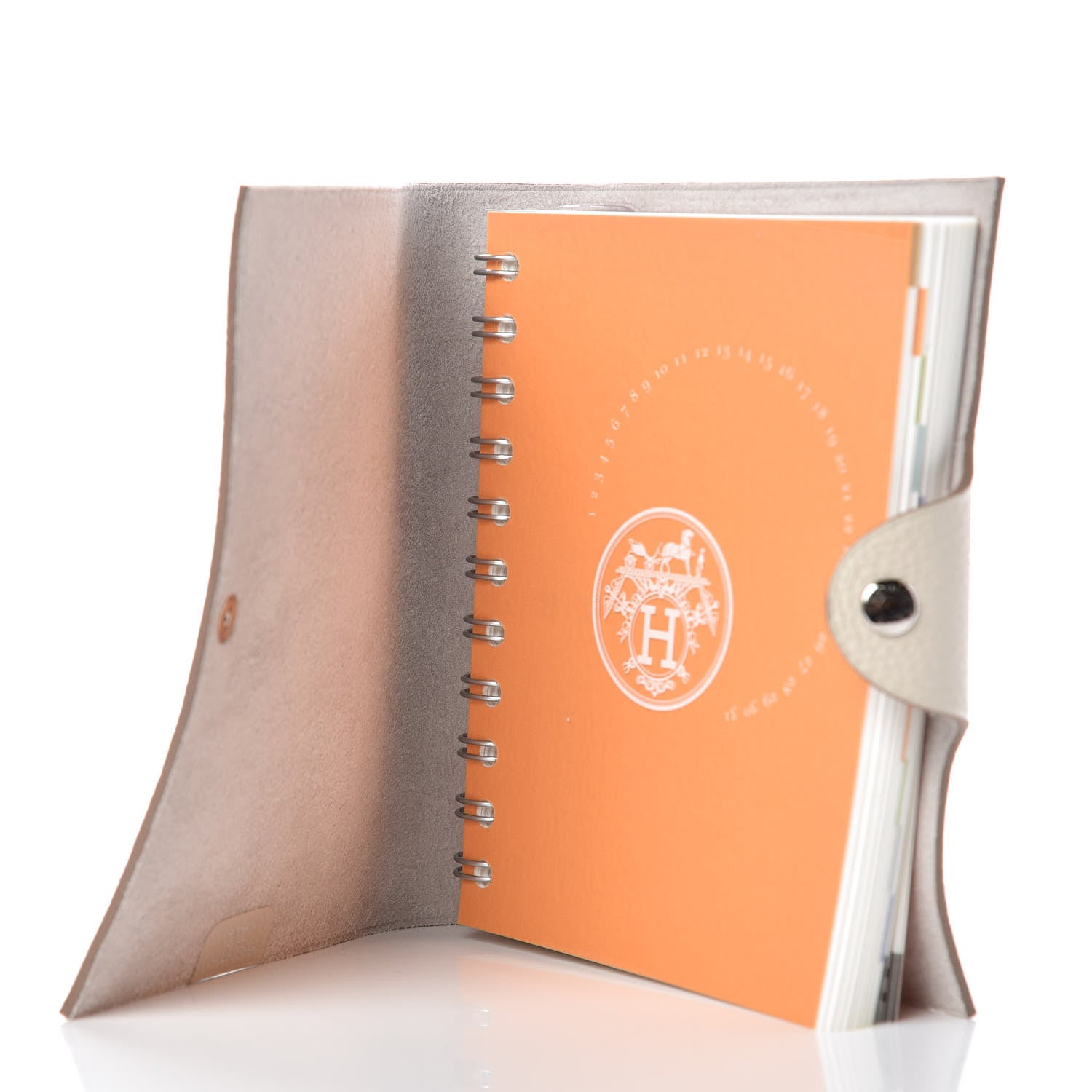 Hermes Togo Ulysse PM Agenda Cover Craie 5 of 8